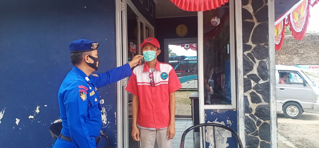 Di Masa AKB, Ditpolairud Polda Banten Imbau Masyarakat Terapkan Protokol Kesehatan