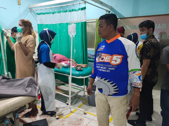 Diduga KDRT, Gegara Handphone Supomo Aniaya Anak Cucu Pakai Egrek