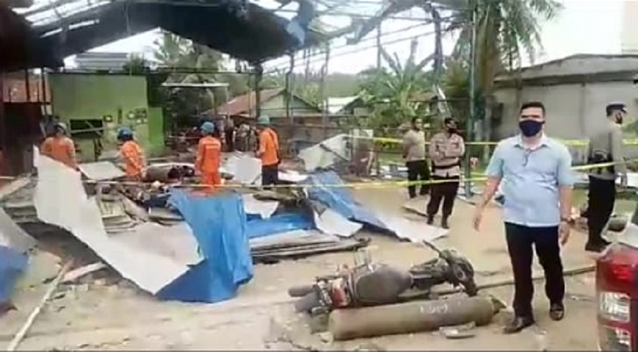Ledakan Besar Tabung Gas Elpiji di Tandem, Beberapa Orang Meninggal Dunia dan Luka luka