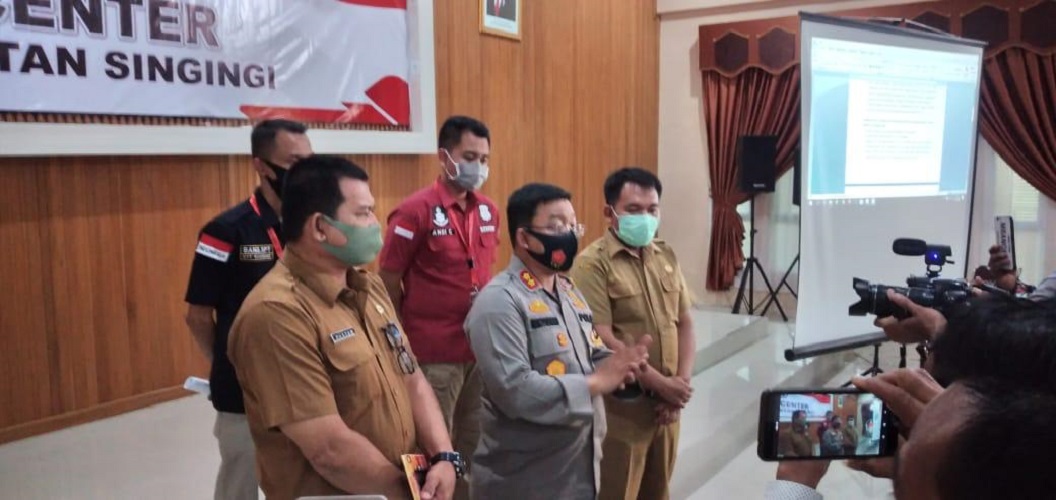 Polres Kuansing Dalami Dugaan Keterlibatan Tersangka Pembakar Alat Berat