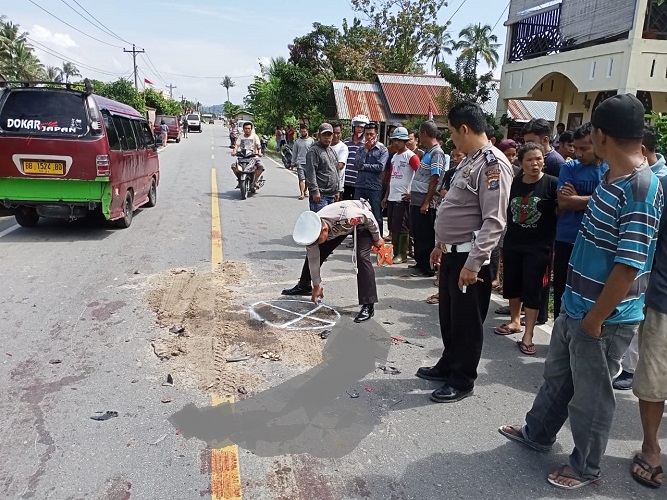 Supra Versus Jupiter, Marojahan Panggabean Meregang Nyawa di Jalinsum Siatas Barita