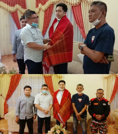 Hormat kepada Tulang Marga Sitorus, Cawabup Sergai Tengku M Ryan Novandi Minta Doa Restu