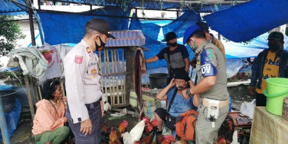 Polres Simalugun Tegakkan Hukum Protokol Kesehatan Covid-19