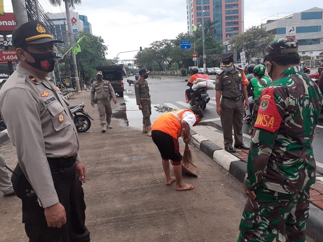 Posko Yustisi Covid-19 Gelar Ops Penindakan Tiap Hari Namun Masih Saja Ada Pelanggar