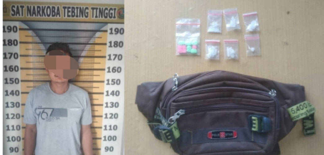 Satres Narkoba Polres Tebing Tinggi Berhasil Gagalkan Dugaan Transaksi Narkoba dan Mengamankan 1 Orang Pelaku