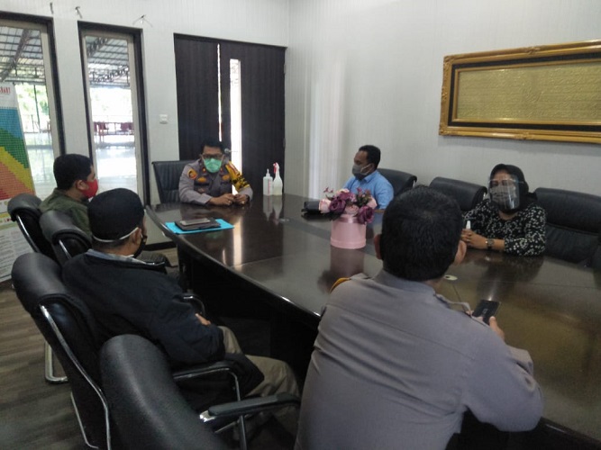 Jalin Silaturahmi, Polres Rohil Terima Kunjungan Forum Kewaspadaan Dini Masyarakat (FKDM)