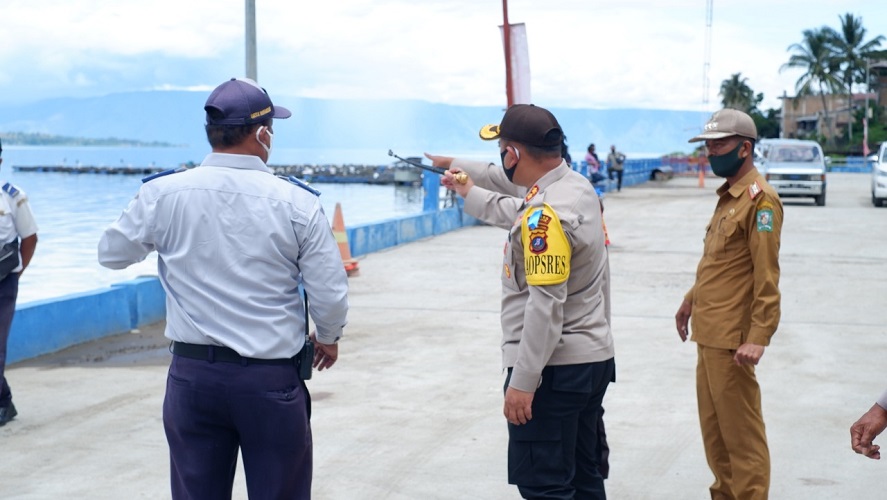 Kapolres Simalungun kembali Ingatkan Para ABK Selalu Waspada dengan Cuaca Ekstrem