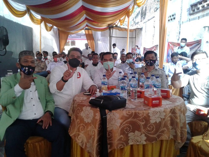 Pilkada 2020 | Pimpinan Wilayah Sumut GEMMA Masdar Tambusai SAg Juga Toga Dan Tomas Sumut Hadiri Undangan Sosialisasi Acara Dukungan Paslon Nomor Dua, "Bobby Afif Nasution - AuliaRahman"