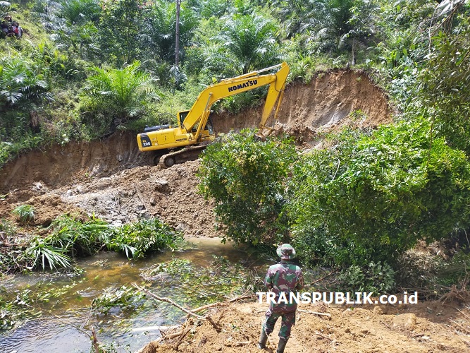 TMMD Bukti Nyata Kecintaan TNI Kodim 0210/TU Ikut Serta Membangun Desa
