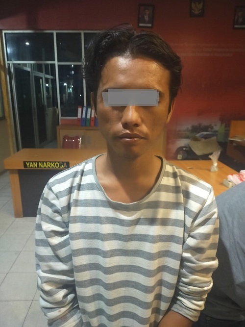 Terduga Seorang Pemuda Diduga Telah Melakukan Tindak Pidana Penganiayaan