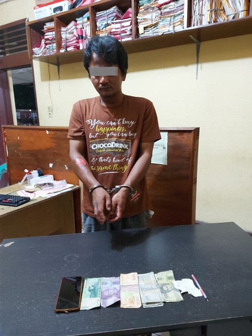 Unit Reskrim Polsek Serbelawan Ringkus Terduga Kasus Judi Tebak Angka