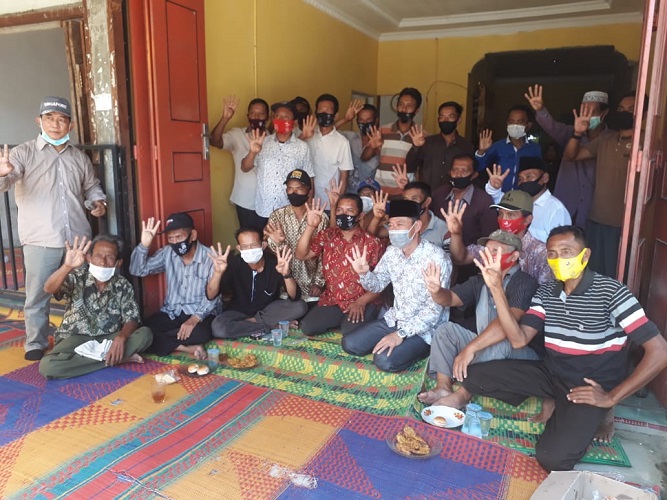 Warga Sintong Makmur Siap Menangkan Paslon AMAN Pilkada Rohil