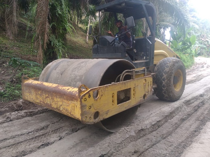 Berkat Semangat dan Pantang Menyerah, Pembuatan Jalan Baru TMMD Kodim 0204/DS Tuntas