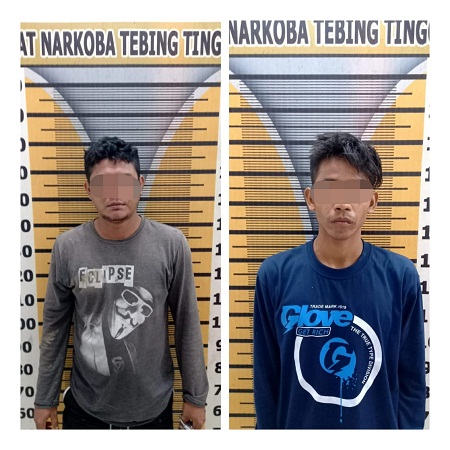 Dua Pelaku Diduga Miliki Narkotika Jenis Sabu 4,84 Gram Diringkus Tim Rajawali Bersinar Polres Tebing Tinggi