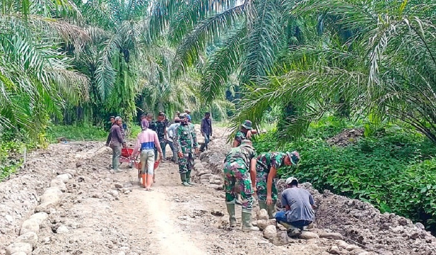 Hari ke-18 TMMD 111 Kodim 0204/DS, Progres Sasaran Fisik dan Non Fisik Mendekati Tuntas