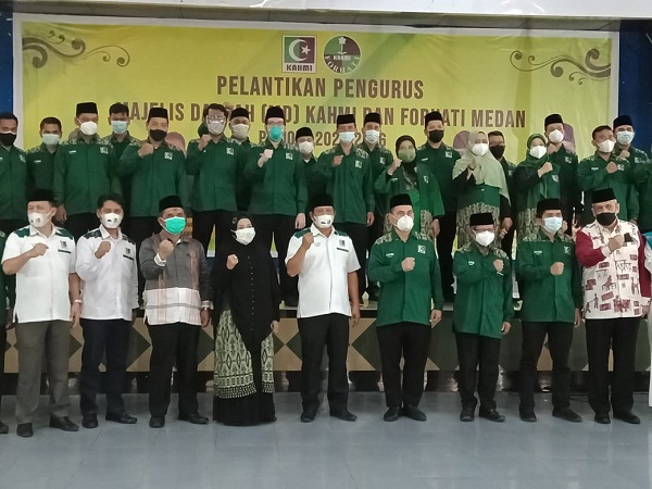 Pelantikan MD KAHMI Kota Medan Periode 2021-2026