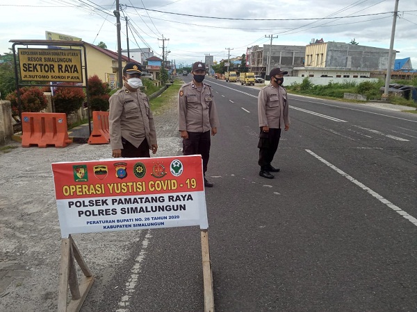 Polres Simalungun Perketat Operasi Yustisi Dukung Intruksi Bupati Simalungun Pemberlakuan PPKM Level 3