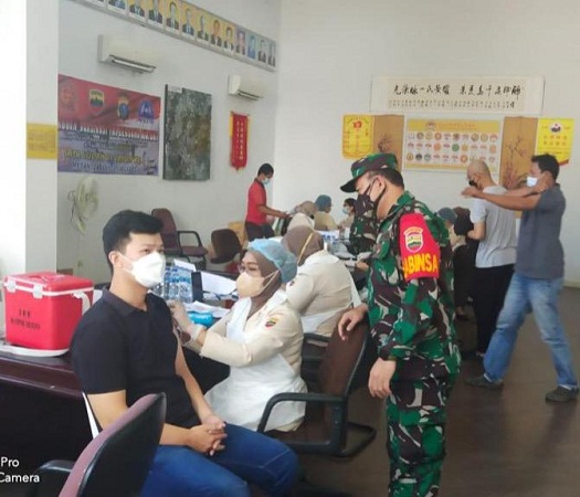 Serbuan Vaksinasi II Kodam I/BB Beserta Walubi