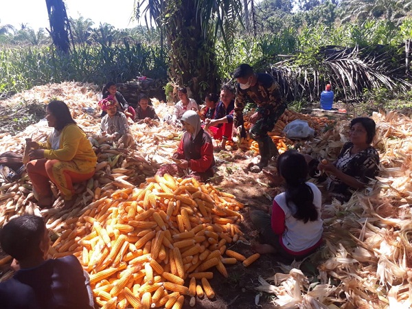 Sambil Komsos, Warga Belajar Berbagai Usaha dari Warga Desa Mabar