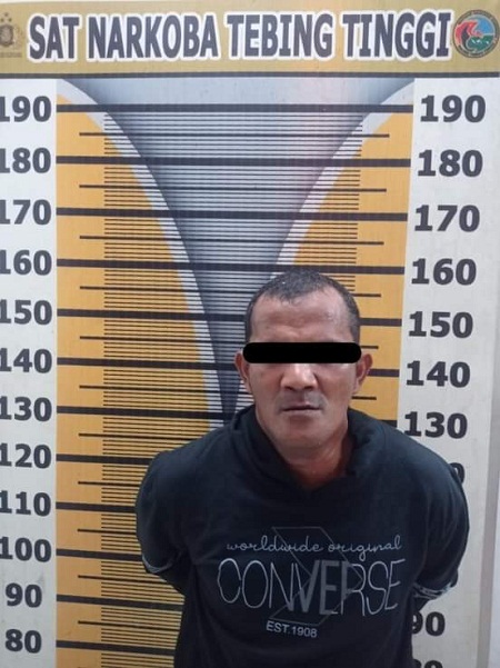 Diduga Pemasok Narkotika Jenis Sabu Diterkam Satres Narkoba Polres Tebing Tinggi