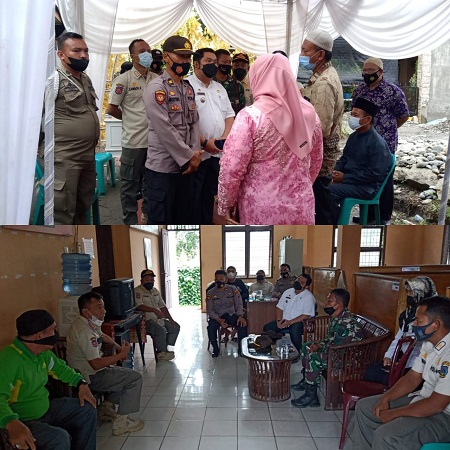 Plt. Kapolsek Padang Hilir, Iptu Mulyono Lakukan Pembubaran Pesta Pernikahan