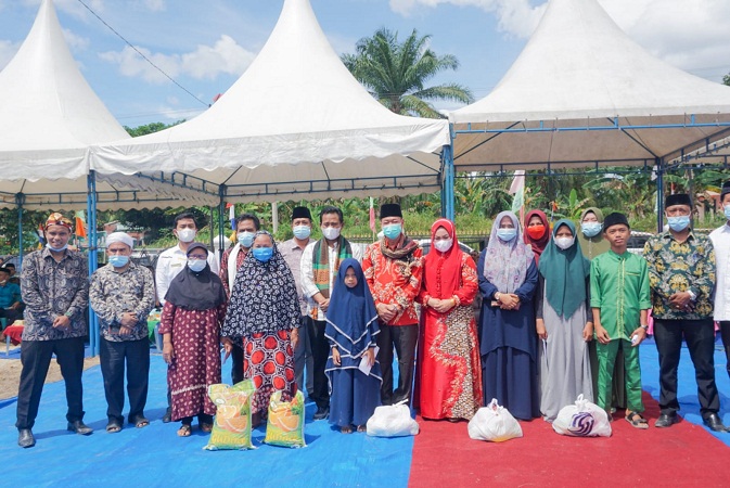 Bupati Rohil Resmikan Rumah Layak Huni Nazir Masjid Program Tim Sumber