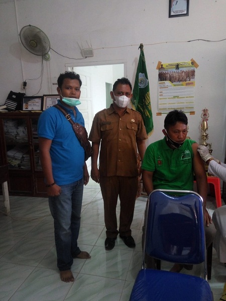 Kelurahan Negeri Baru Lakukan Vaksinasi I di Kecamatan Bilah Hilir, Kabupaten Labuhanbatu