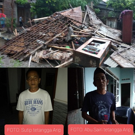 Lebih 3 Jam Hujan Deras Membawa Petaka Bagi Warga Miskin