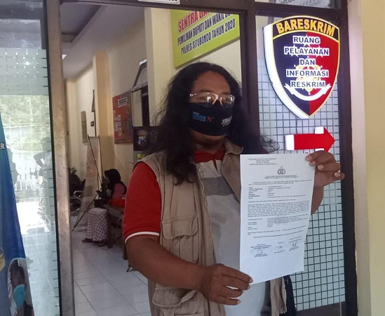 Merasa Dicemarkan Nama Baiknya, Wartawan Lapor Polisi