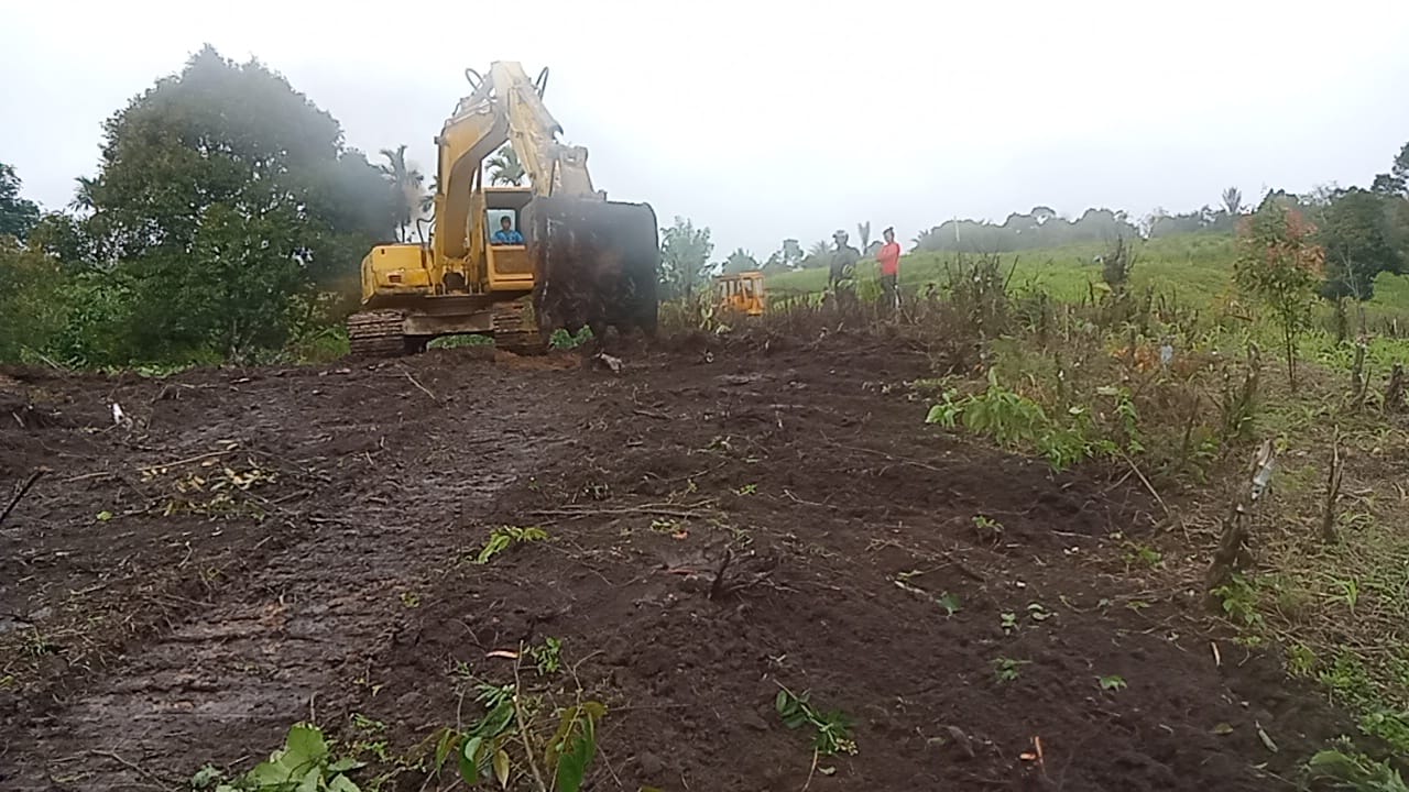 Meskipun Cuaca Kurang Mendukung, Kodim 0206/Dairi Tetap Bekerja
