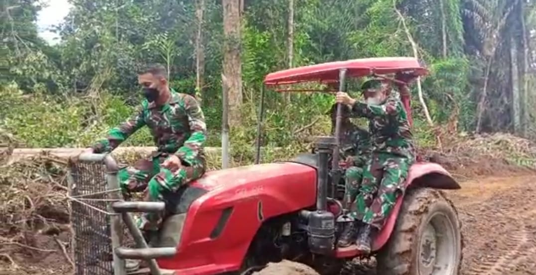 Kesejahteraan Rakyat Meningkat Oleh Dandim 0206/Dairi Melalui Kegiatan TMMD 112