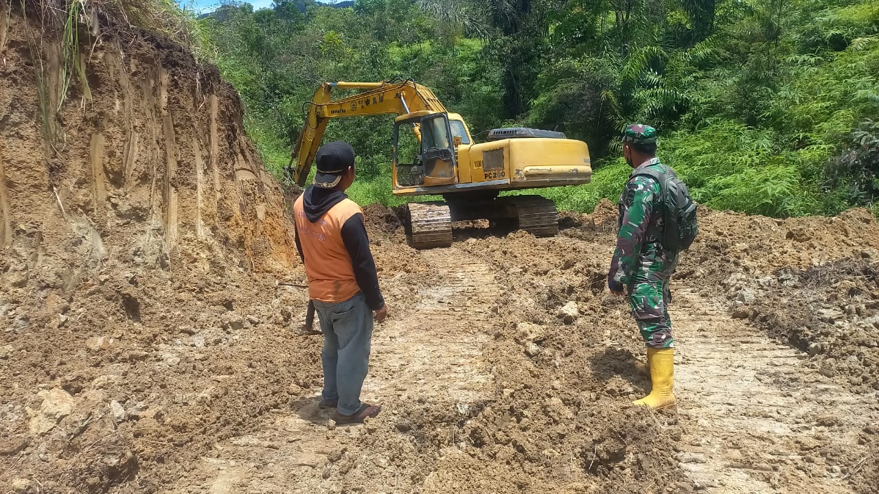 Optimisme Dansatgas Meningkatkan Pembangunan Jalan Baru di Phakpak Barat Sehingga Tepat Waktu