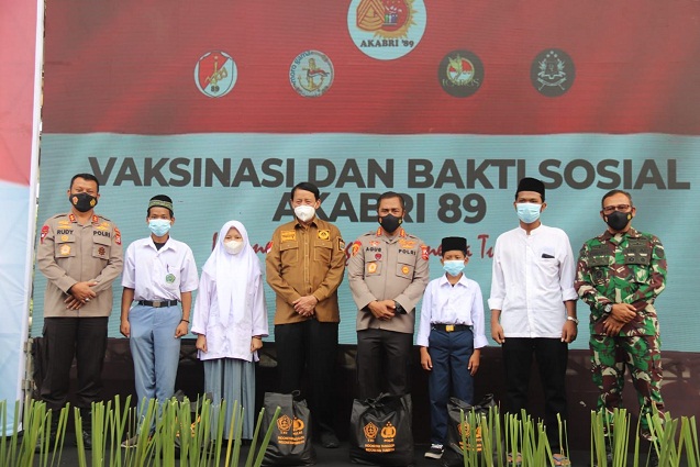 Alumni Akabri 89 Gelar Vaksinasi dan Bakti Sosial di Prov Banten