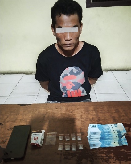 Dika Diduga Bandar Sabu Tak Berkutik Saat Disedot Sat Narkoba Polres Simalungun