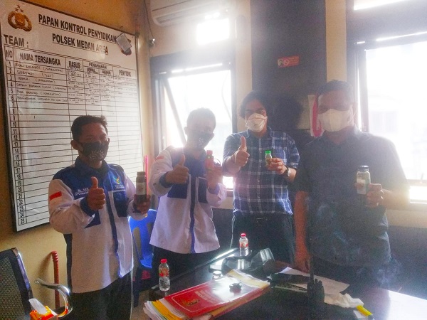 PMKM Prima Indonesia DPC Kota Medan, Jalin Silaturahmi dengan Panit Reskrim Polsek Medan Area
