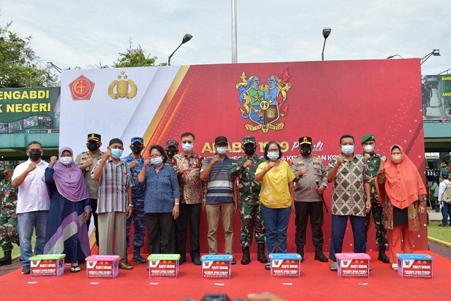 Pangdam I/BB Beserta Kapoldasu Tinjau Pelaksanaan Serbuan Vaksinasi Alumni Akabri Angkatan '99