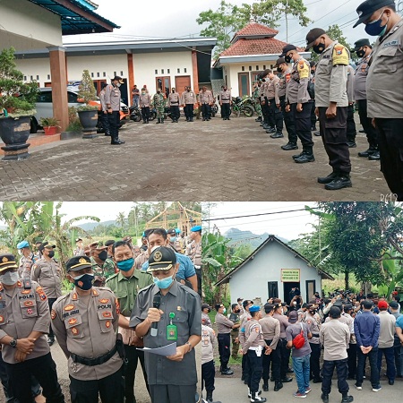 Polresta Banyuwangi Gelar Pengamanan Eksekusi Tanah di Kebunrejo Kalibaru