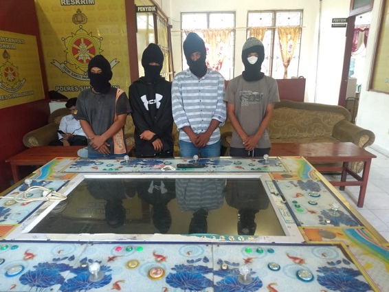 Sat Reskrim Polres Simalungun Tangkap Diduga Pemain dan Penyedia Judi Gelper Tembak Ikan
