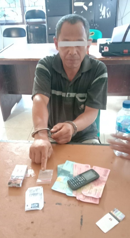 Satres Narkoba Polres Simalungun Tangkap Diduga Pengedar Sabu di Nagori Bandar Rejo