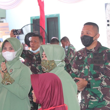 Yonzipur 1/DD Melaksanakan Syukuran dalam Rangka HUT ZENI TNI AD di Mako Zidam I/BB