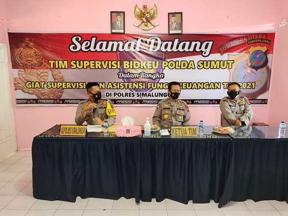 Kapolres Simalungun Terima Kunjungan Tim Supervisi dan Asistensi Fungsi KEU