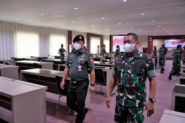Kodam I/BB Menerima Sosialisasi Permenhan RI No. 11 Tahun 2021