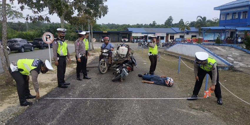 Polres Rohil Gelar Giat Pelatihan Fungsi Tekhnis Kepolisian
