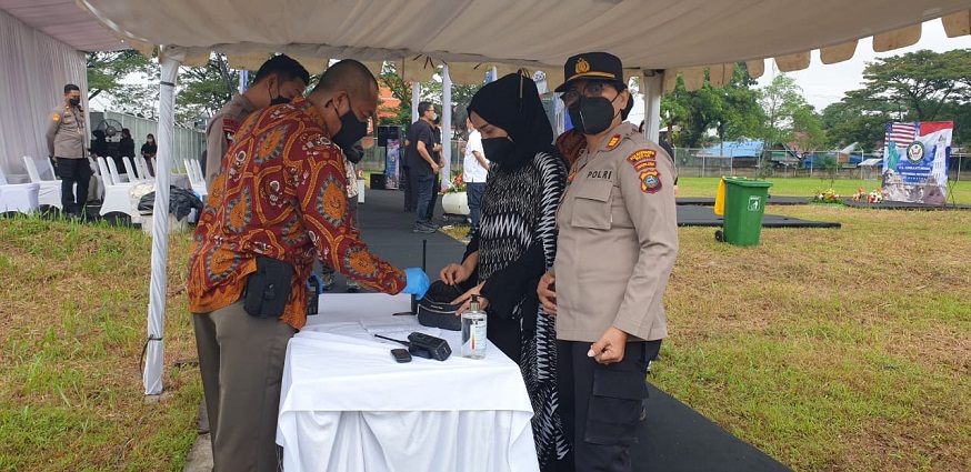 Polsek Medan Baru Laksanakan Pengamanan Kegiatan Soft Launching New Consulate Compound