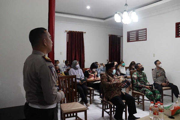Kapolres Simalungun Pimpin Rakor Ops Lilin Toba 2021 dalam Rangka Sambut Nataru