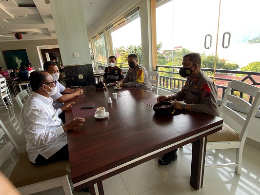 Menjelang Malam Pergantian Tahun Kapolres Simalungun Bersama Forkopimda Rakor Kesiapan Pam Malam Tahun Baru 2022