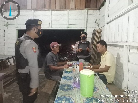 Personel Samapta Polres Rokan Hilir Laksanakan Patroli Antisipasi Guantibmas
