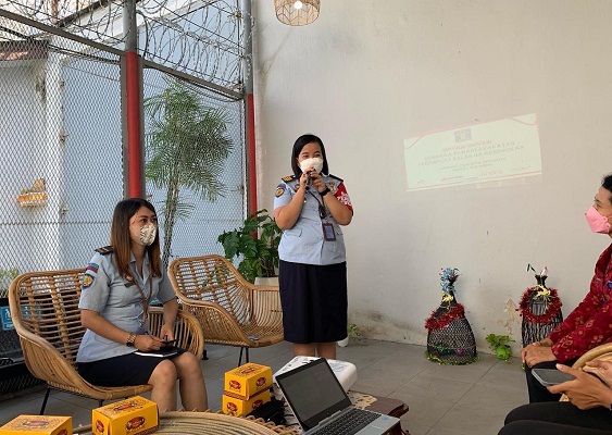 Tim Pokja Rutan Perempuan Medan Kanwil Kemenkumham Sumut Studi Tiru di Lapas Perempuan Kerobokan Bali