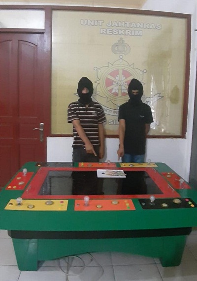Team Opsnal Jatanras Polres Simalungun Gerebek Judi Tembak Ikan, Dua Pelaku Diamankan