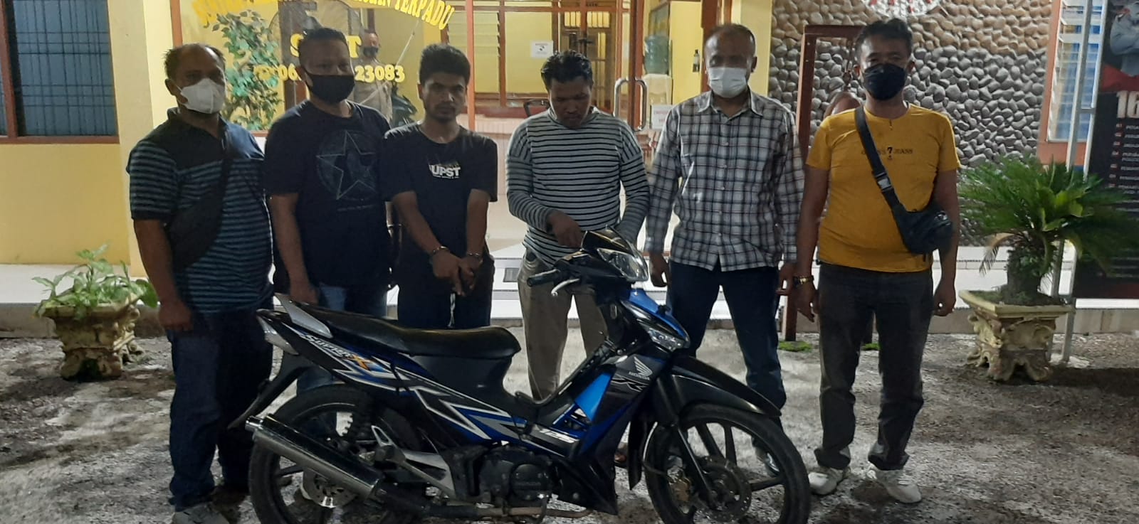 Unit Reskrim Polsek Bangun Kembali Mengamankan Seorang pelaku Curanmor (TP/MT Ambarita)